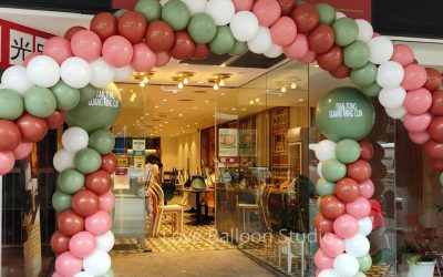 Festive First Impressions: Love Balloon Studio Styles Tian Tong Guang Ming Cun’s Grand Opening