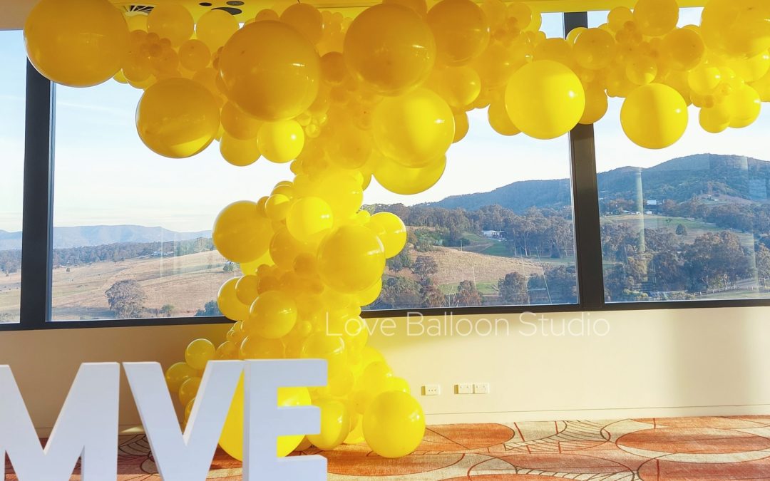 Golden Views & Modern Lines: Love Balloon Studio Styles Mountview Estate’s Grand Opening
