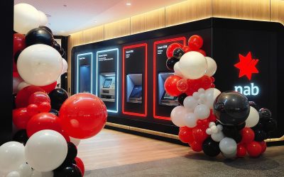 A Clean and Professional Balloon Setup for a Corporate Opening