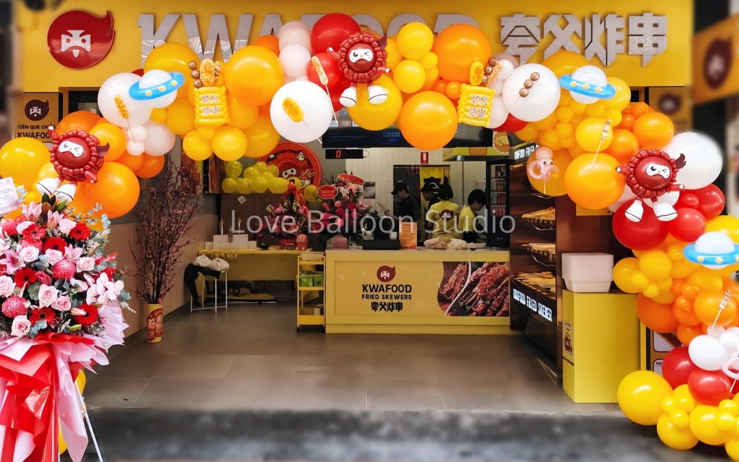 How Love Balloon Studio Transformed KWA Food’s Grand Opening into a Visual Celebration