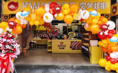 How Love Balloon Studio Transformed KWA Food’s Grand Opening into a Visual Celebration