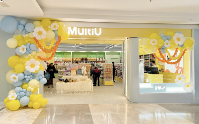 Bright Beginnings: Love Balloon Studio’s Pastel Design for MultiU’s Grand Opening