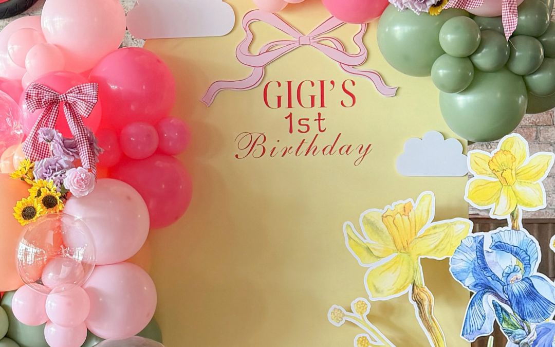 A Soft & Elegant Pastel Garden First Birthday for Gigi