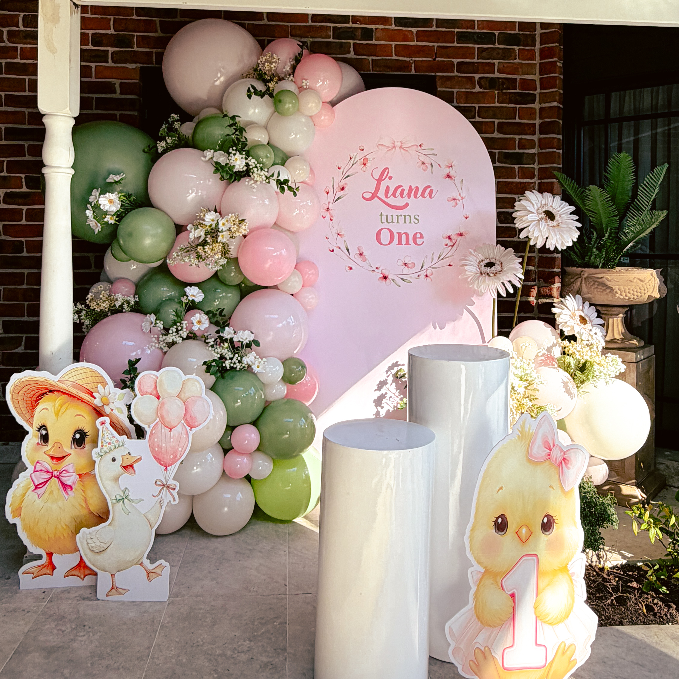 custom scene 3-2 birthday balloons set